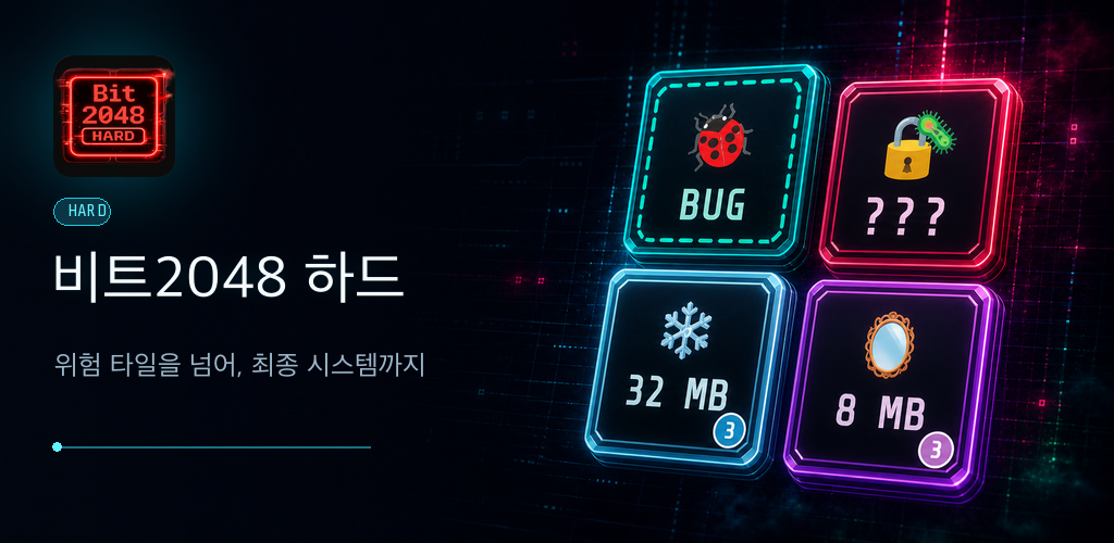 Bit2048 Hard 피처 그래픽